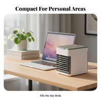 Desktop Misting Fan Energy Saving USB Desk Chiller Quiet USB Water-Cooled Chiller for Office Workers, Students, Bedroom, Dorm Room