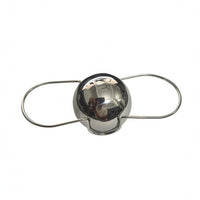 Open-Frame Stainless Steel Ice Ball Holder Centered Sphere Polished Metal Ice Ball Holder Instant Chill Bar Accessory Non-Diluting