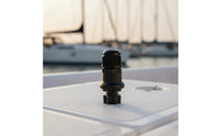 Kayak Flag Mount Nylon Flagpole Holder with Base Cylindrical for Paddlers