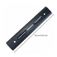 Multifunctional Aluminum Alloy Ruler Portable Layout Tool for DIY Users, Construction, Metalworking