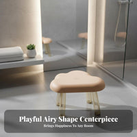 Non-Slip Puff-ShapedShaped Stool versatile Low Bench Sturdy Household Furniture for Children, Adults, Parents, Bathroom, Entryway, Kids Room