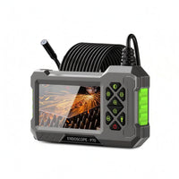 IP67 Water Resistant Industrial Endoscope 4.3-Inch IPS Display Display Industrial Endoscope Camera Rigid Rod Borescope Type-C Charging for Automotive Repair