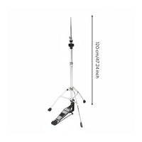 Extension Cymbal Stand Adjustable Height Convertible Cymbal Stand Heavy Duty Drum Hardware Pack for Stage Performance