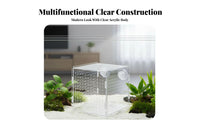 Aquatic Breeding Box Multifunctional Guppy Breeding Fish Habitat Fry Hatchery Box Two Mounting Choices Aquatic Habitat Hatchery