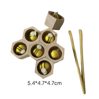 Bee Catching Game Educational Beehive Sorting Toy Educational for Homeschool