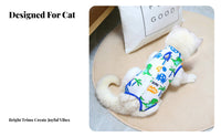Reduces Shedding Cat Surgery Recovery Suit Breathable Material Cat Spay Neuter Suit Soft Material for Kittens, Cats, Weaning, Indoor, Home