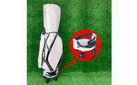 Golf Bag Wheel Base Mobile Wheeled Base with Strap Lockable for Golfers