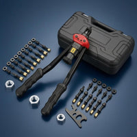 Hard Carrying Case Manual Rivet Nut Kit Interchangeable Mandrels Rivet Nut Tool Kit Multi Size Wrench Plate