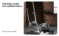 Mini Elliptical Quiet Portable Elliptical Low Impact Compact Stepper Machine for Seniors, Beginners, Home Gym, Apartment