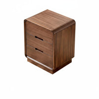 Modern Design 3-Drawer Nightstand Sturdy Frame 3-Drawer Storage Cabinet Multi-Functional Bedside Table Integrated Handles for Homeowners, Parents, Students, Office, Living Room, Hallway, Closet