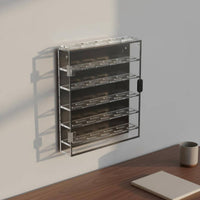 Acrylic coin Medal Display Case Dustproof Wall Mount Medal Display Cabinet  for Collectors, Veterans
