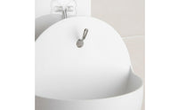 Drill-Effortless Installation Wall Hanging Planter Minimalist Design Wall Mounted Plant Pot Multipurpose Use Semi-Circular Hanging Pot