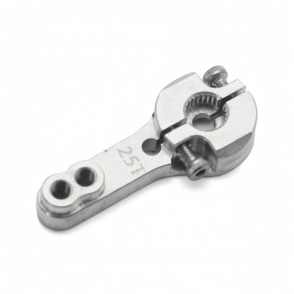 Metal 25T Servo Arm Compact Servo Arm with Split-Clamp Robust Low-Profile for Hobbyists