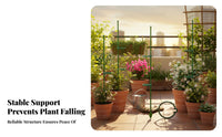 Climbing Plant Support Movable Clips Climbing Plant Pole Flower Stem Holder for Indoor, Potted Plants, Outdoor
