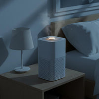 Function Space-Saving Air Purifier with Night Light Formaldehyde Removal Mini Air Purifier Quiet Operation for Pet Owners, Babies