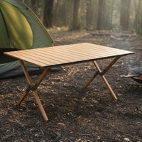 Foldable Camping Table and Chairs Easy to Carry Folding Camping Table Lightweight Folding Picnic Chair Sturdy for Market Stall, Fishing