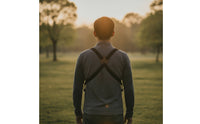 Shoulder Harness with Metal Clips X-Shaped Binocular Harness Load-Distributing