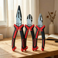 3 Pieces Pliers Assortment Precision Pliers Set Hand Tools Versatile Long-Lasting for DIYers, Home Repairs, Workshop