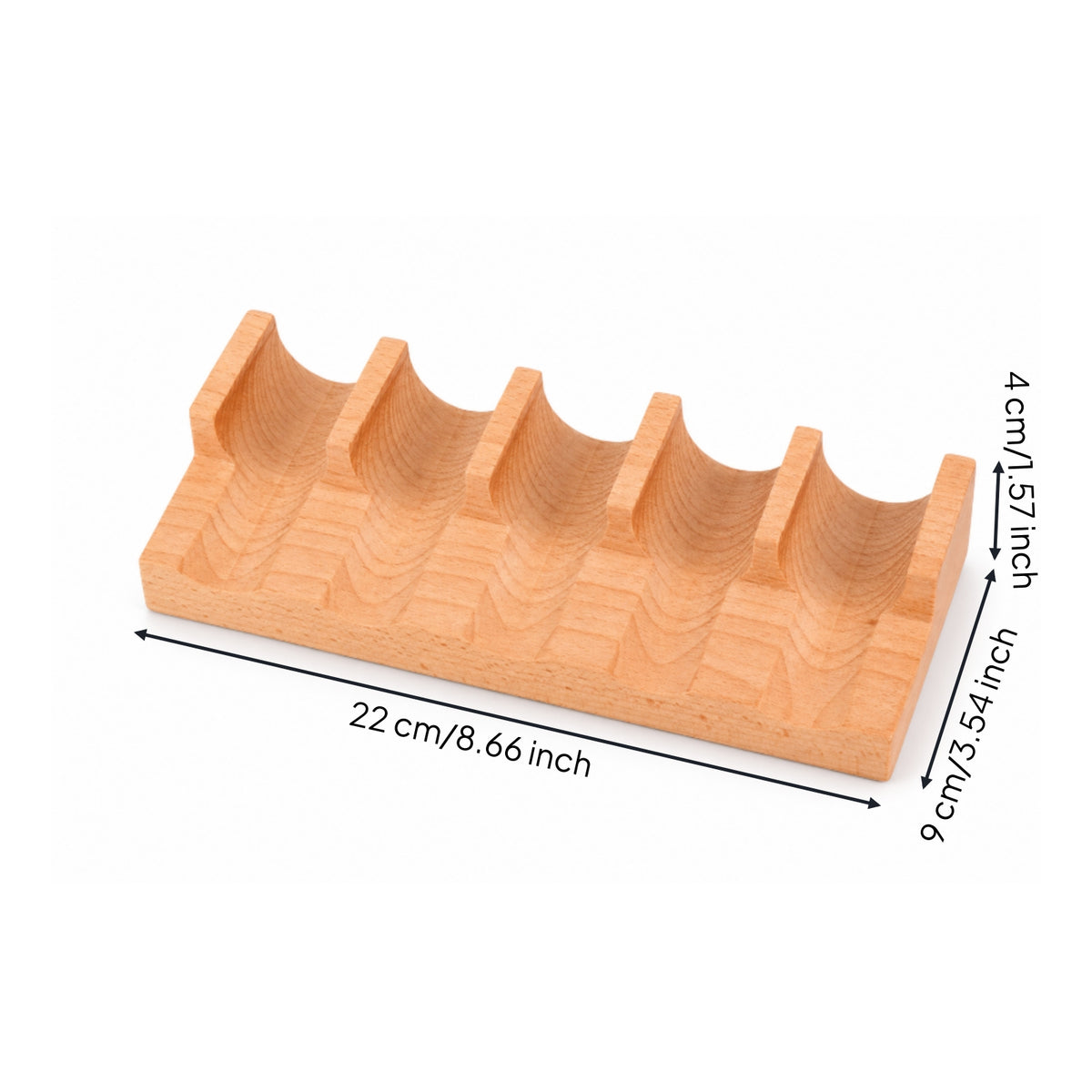 Sushi Taco Holder Compact Wooden Sushi Holder Elegant Stable for Home Chefs, Dinner Parties, Restaurants