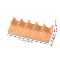 Sushi Taco Holder Compact Wooden Sushi Holder Elegant Stable for Home Chefs, Dinner Parties, Restaurants