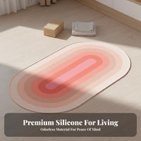 Rainbow Exercise Mat High Springy Thickened Soundproof Exercise Mat Comfortable Soundproof Exercise Pad for Women, Kids, Home Use, Apartment