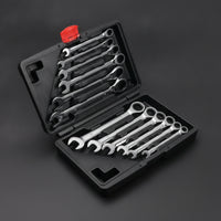 12 Pieces Wrench Set with Case Vanadium   Steel Combination Wrench Set Resistant Hand Tools for Diyers, Auto Repair