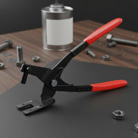 Tight Space Reach Exhaust Hanger Removal Pliers Non-Slip Grip Exhaust Rubber Hanger Pliers Ergonomic Handles Labor-Saving for Mechanics, Auto Repair Workers, Garage