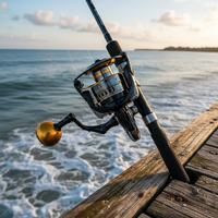 Full Metal Spinning Fishing Reel for Sea Rod Raft Fishing and Long-Distance Casting