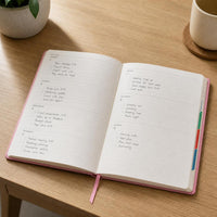 2027 Daily Planner Faux Leather Notebook 365-Day Agenda Journal