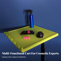 Mobile Design skin art Workstation Cart Multi-Functional Storage Wheeled Instrument Tray Sturdy Construction Salon Equipment 360° pivot casters for Permanent Makeup Artists, Beauticians, Estheticians