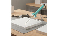 Clean Cut Electric Foam Cutting Pen Heat-Insulated Handle Hot Wire Styrofoam Cutter Adjustable Temperature for Crafters, DIY Projects