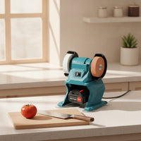 Cordless Bench Grinder with Battery Rechargeable Mini Bench Grinder Compact Electric Tool Grinder Portable for DIYers, Hobbyists, Home Workshop, Garage