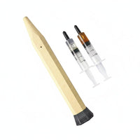 Badminton Racket Wooden Handle High-Quality Wood Replacement Racket Handle Wooden Badminton Grip Non-Slip Easy to Install