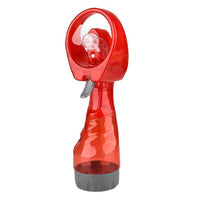 Handheld Misting Fan Operated Misting Device with Flexible PVC Fan Vanes Compact for Travelers, Commuters, Travel, Outdoor Walks, Desk