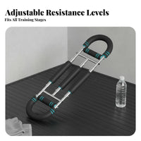 Full Upper Body Workout U-Shaped Power Twister Bar Non-Slip Grip Multifunctional Arm Training Bar Long-Lasting Steel Construction for Men