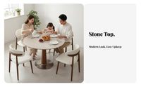 CenturyCentury-Century-1900s modern design Round Pedestal Table Space-Saving Household Furniture Modern Minimalist Design Easy-to-Clean Surface for Apartment Dwellers, Families, Homeowners, Dining Room, Small Living Spaces, Kitchen, morning dining corner