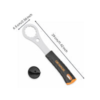 Long Shaft Bottom Bracket Installation Tool Sturdy Bottom Bracket Removal Tool Lightweight Installation Wrench Aluminum Alloy for Bike Maintenance