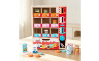 Hands-on Toy Vending Machine Screenscreenless Wooden Vending Machine Interactive Play Food Educational for Children, Preschoolers, Toddlers, Playroom, Home, Classroom