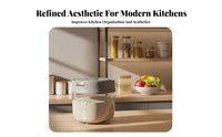 Rice Storage Bin Large Capacity Rice Storage Container Airtight Grain Container for Kitchen