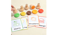 Printed Icons Picture Card Stamp Set Colorful Educational Stamp Set Polished Finish Kids Craft Stamps for Preschoolers, Children