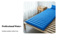 Waterproof Water-Filled Cooling Mattress No Electricity Needed Water Cooled Mattress Easy to Fill Ice Cooling Bed Pad Reusable for Students, Babies, Dorm Room, Sofa, Chair