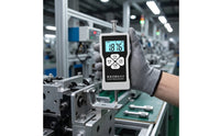 Push Pull Force Meter Electronic Digital Tension Meter Gauge Peak Dynamometer for Technicians, Laboratories