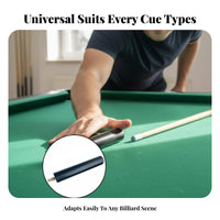 Snooker Cue Extension Enhanced Reach Snooker Extender Billiard Cue Extender Increases Hitting Distance Non-Slip