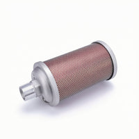 Air Compressor Silencer Threaded Pneumatic Muffler Pneumatic Silencer Compact Hardware Inline for Technicians, Workshops
