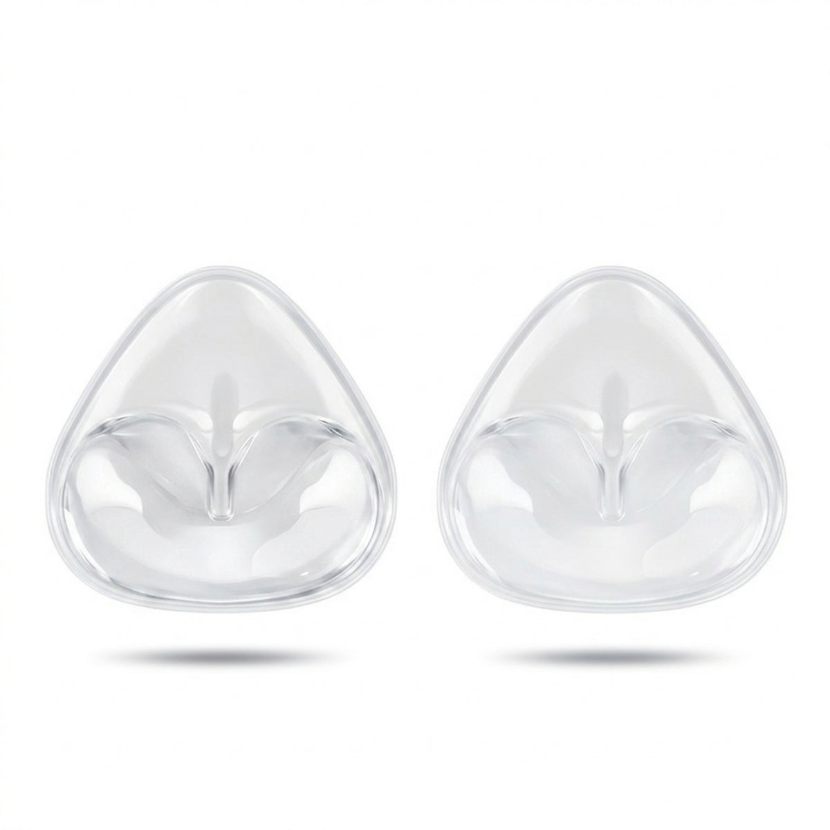 Waterproof Silicone Bra Inserts Thickened Adhesive Bra Inserts Invisible Chest Pads Triangular for Women, Bikinis, Low-Cut Outfits