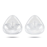 Waterproof Silicone Bra Inserts Thickened Adhesive Bra Inserts Invisible Chest Pads Triangular for Women, Bikinis, Low-Cut Outfits