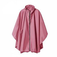 Hooded Rain Poncho Adjustable Hood Waterproof Poncho Jacket Lightweight for Men