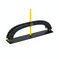 Hook and Loop Fastening Arc-Shaped-Shaped Sandpaper Holder Non-Slip Grip Curved Surface Sander for DIY Enthusiasts, Garage