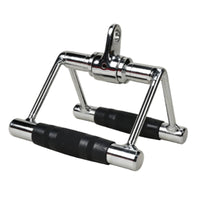 V-Shaped Handle Attachment Ergonomic Design Seated Row Handle