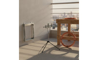 Stable Pipe Joining Clamp Stand Rigid Pipe Clamp with Tripod Base Adjustable Handsunrestricted for Workbench